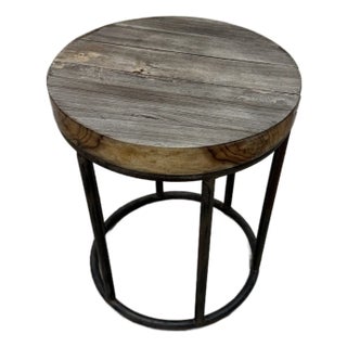 Late 20th Century Brutalist Style Drinks Table For Sale