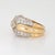 1940s Portuguese 2.50ct Diamond Ring 19k Yellow Gold Platinum Band Sz 6.5 Jewelry For Sale - Image 4 of 7