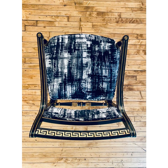 1940s Regency Greek Revival Klismos Armchair For Sale In Charleston - Image 6 of 8