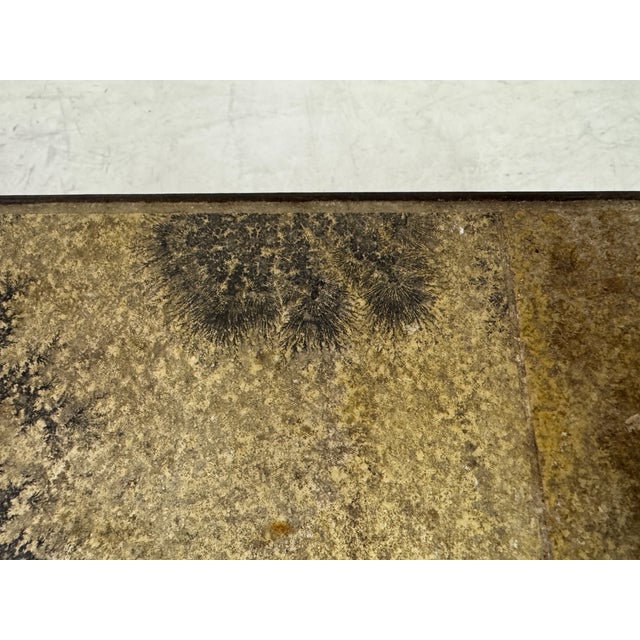 Vintage French Stone Tile Topped Coffee Table, 1960s For Sale - Image 9 of 12