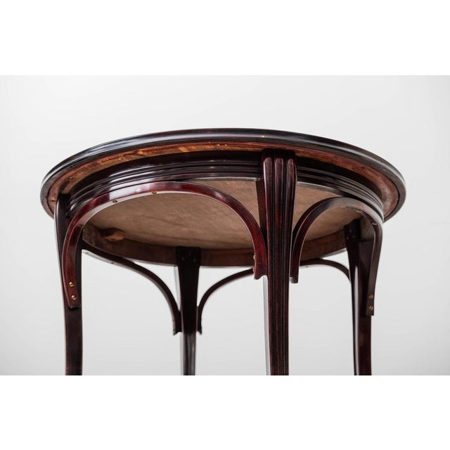 Secessionistic Table by Gustav Siegel for Jacob & Josef Kohn, 1900s For Sale - Image 12 of 18