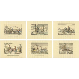 Vehicle Inventions and Designs, 1920, Paper, Set of 6 For Sale