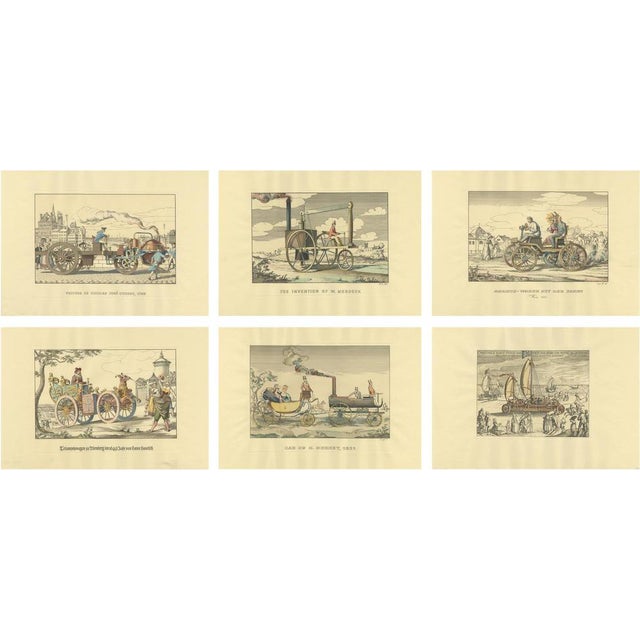 Vehicle Inventions and Designs, 1920, Paper, Set of 6 For Sale