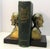 Mid-Century Modern 1960s Traditional Americana Solid Brass Abraham Lincoln Bust Bookends on Walnut Bases – A Pair For Sale - Image 3 of 15