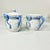 Ceramic 1980s Vintage Chippendale Hollywood Regency French Blue Ribbon & Bow Creamer and Covered Sugar Bowl - 2 Piece Set, After Fitz & Floyd For Sale - Image 7 of 13