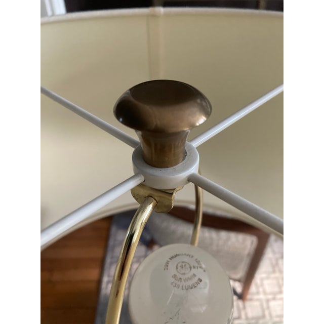 Metal Visual Comfort Signature Collection Culloden Table Lamp With Volcanic Ivory Ceramic Glaze For Sale - Image 7 of 12