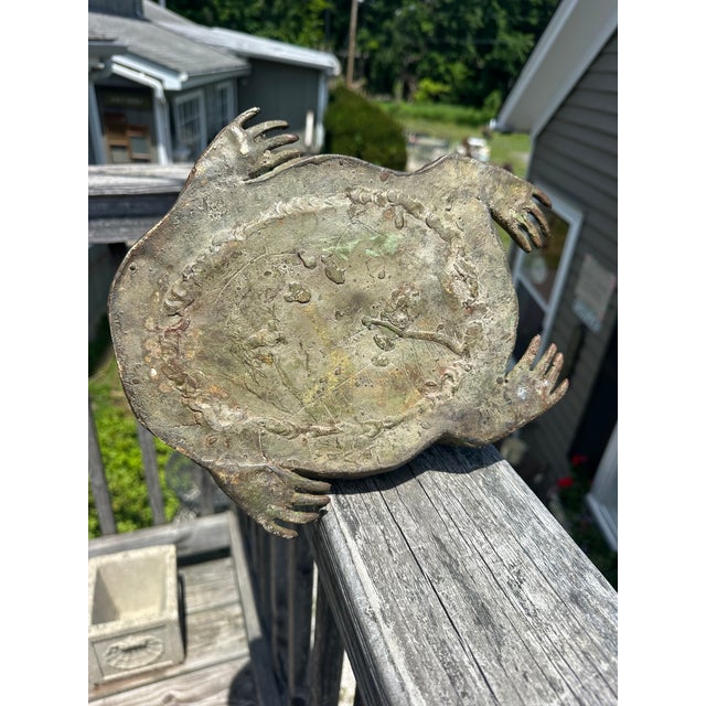 Bronze Frog Sculpture For Sale - Image 11 of 11