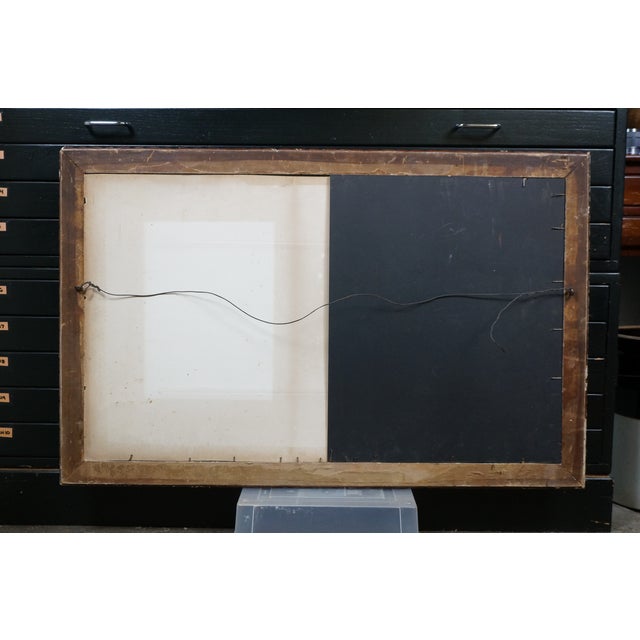 Antique Edward Loyal Field Signed Panoramic Sailboat Seascape Etching 35" For Sale - Image 11 of 12