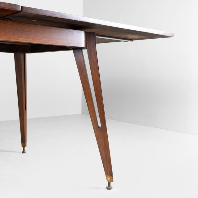 Mid-Century Extendable Wooden Table, 1950s For Sale - Image 6 of 18