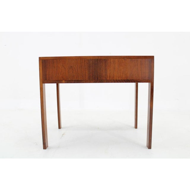 Rosewood Cabinet and Folding Tables by Illum Wikkelsø attributed to Silkeborg, Denmark, 1960s, Set of 4 For Sale - Image 9 of 18