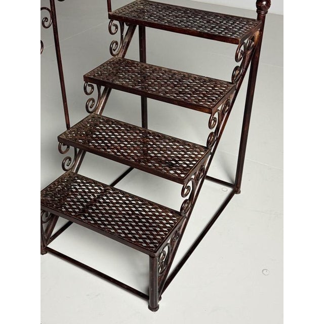 Late 20th Century Library Stairs Metal For Sale - Image 11 of 18