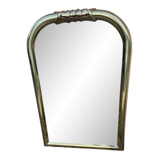Vintage, Louis Philippe Style Solid Brass Wall Mirror, 19870-1908s (Heavy) For Sale
