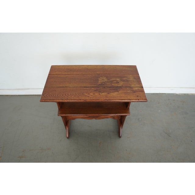 Vintage Old Hickory American Provincial Side Tables (Set of 2) For Sale - Image 11 of 15