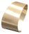 Vintage Sterling Modernist Handwrought Signed Leuf Cuff Bracelet For Sale
