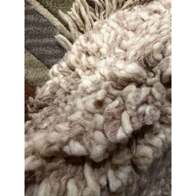 Textile Vintage Hand Knotted Moroccon Rug For Sale - Image 7 of 12