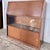 Mid-Century Tiger Oak Glass Bureau, 1960s For Sale - Image 9 of 11