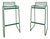 Vintage Stools in Metal, Set of 2 For Sale