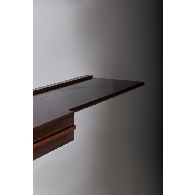 Mid-Century Modern Italian Wall Console attributed to Dino Cavalli, 1960 For Sale - Image 3 of 15