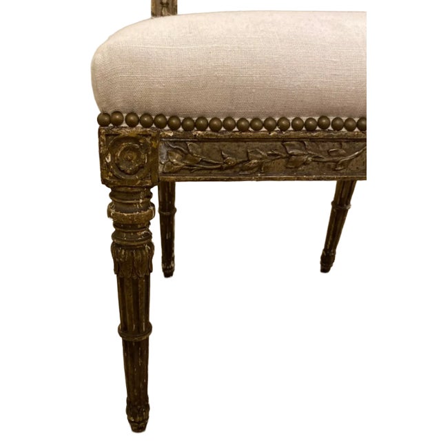 Italian Early 20th Century Antique Italian Accent Chairs - Pair For Sale - Image 3 of 8