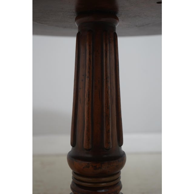 Jonathan Charles Round English Style Drum Table For Sale - Image 15 of 18