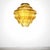 Modern Gold Resin Chandelier by Jacopo Foggini For Sale - Image 3 of 5