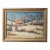 Early 20th Century American Impressionist Landscape Painting With Farmhouse, Unsigned For Sale