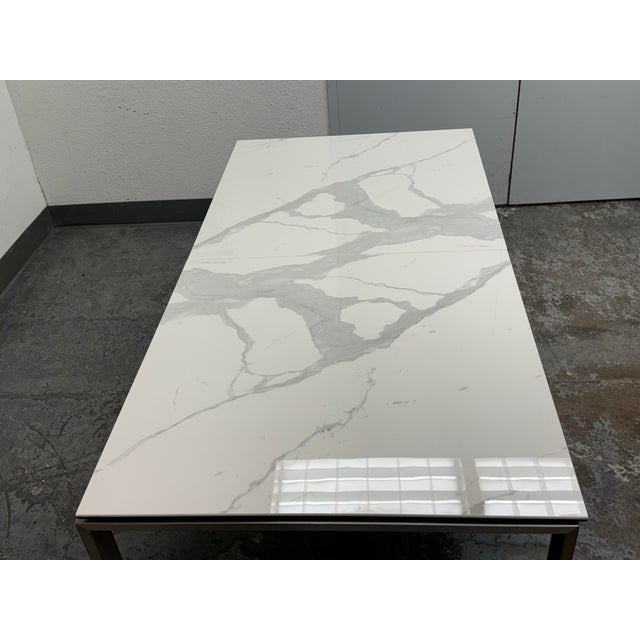 2020s Room & Board Rand Ceramic Top Dining Table For Sale - Image 5 of 12