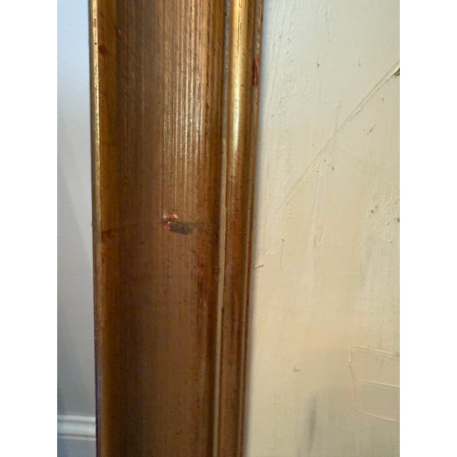 Orange Signed, Square Framed George Barrell / Italo Botti Floral For Sale - Image 8 of 11