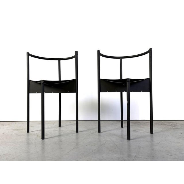 Philippe Starck Wendy Wright Chairs by Philippe Starck, 1986, Set of 2 For Sale - Image 4 of 12
