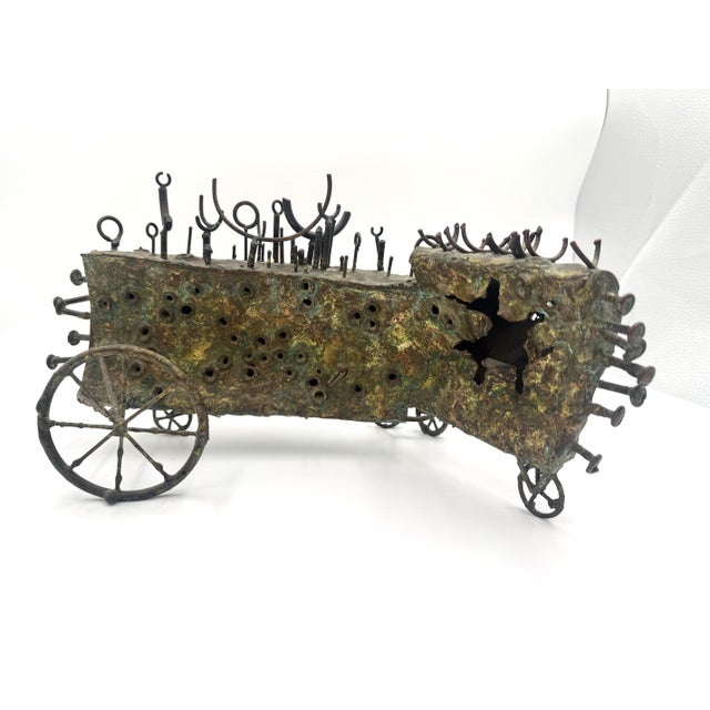 1980s Vintage Brutalist Sculpture Latinamerican School For Sale - Image 5 of 7