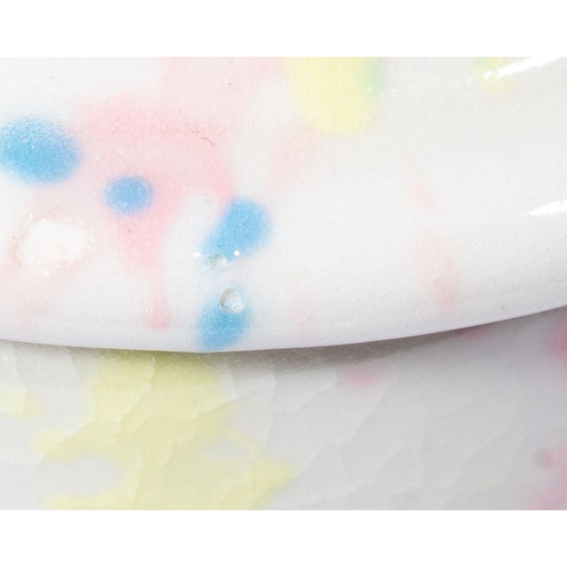 Pink Late 20th Century Feltman Langer Postmodern Hand-Painted Ceramic Tea Set For Sale - Image 8 of 10