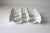 English Vintage White Porcelain Dove Napkin Rings- Set of 6 For Sale - Image 3 of 10