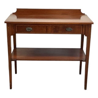 1950s A.H. Davenport Co Sideboard With Inlay For Sale