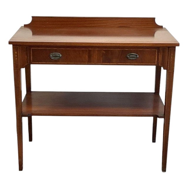 1950s A.H. Davenport Co Sideboard With Inlay For Sale