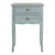 End Table With Storage Drawers in Barn Blue For Sale