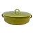 Large Mid Century Green Lidded Casserole Dish Belmar For Sale