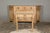 Wood 19th Century English Bleached Oak Side Table with Carved Shield Motif For Sale - Image 7 of 12