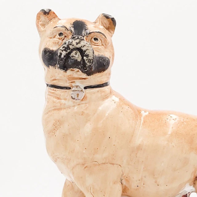 1850 Large Staffordshire Pug, England For Sale - Image 10 of 11