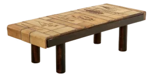 Roger Capron Garrigue Ceramic Coffee Table 1960s
