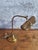 A sumptuous art nouveau desk lamp, crafted entirely from solid brass, likely dating from 1900-1910. Typical of french...