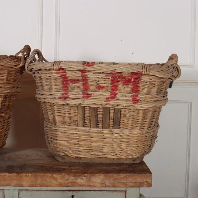 Champagne Grape Basket, 1920s For Sale - Image 4 of 7