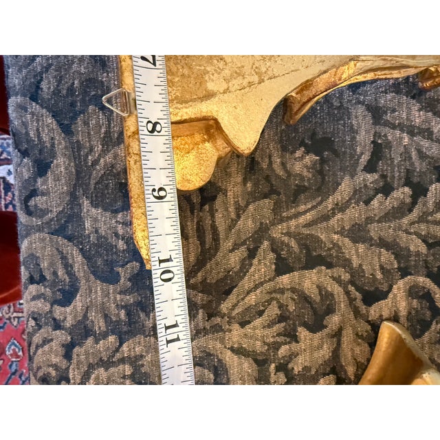 Vintage Italian Neoclassical Gilt Wood Wall Bracket For Sale - Image 9 of 9