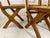 Set of six dining chairs Oak frames Rush seats One chair with damage to the seat (shown in the photos) Seat height 48cm...