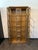 Mid-Century Modern Drexel Glass-Front Display Cabinet – Oak Finish With Paned Doors For Sale - Image 3 of 5