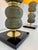 Metal Art Deco Italian Grey Murano Glass Table Lamps, 2000s, Set of 2 For Sale - Image 7 of 15