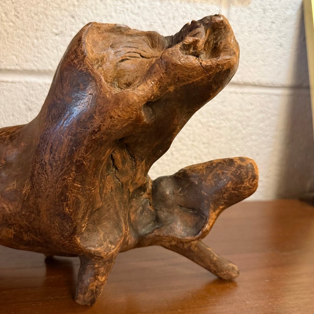 Mid-Century Modern Abstract Root Wood Sculpture For Sale In New York - Image 6 of 7