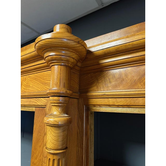 Antique Open Bookcase in Elm For Sale - Image 14 of 15