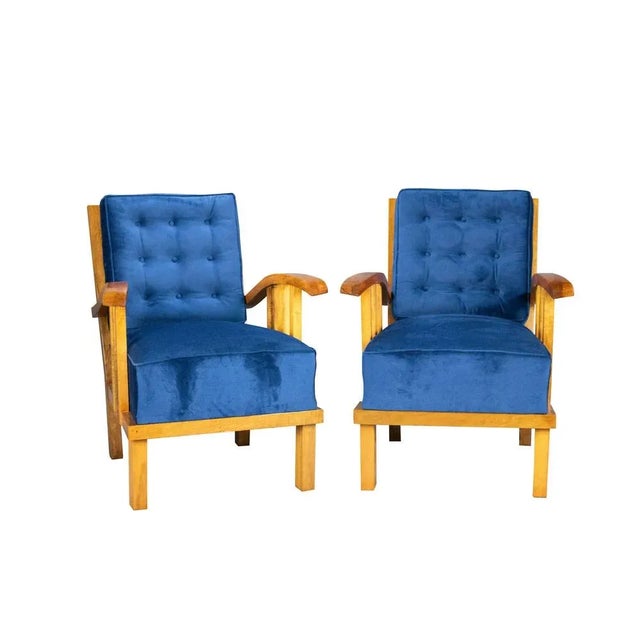 Set of Art Deco Armchairs, 1908 For Sale - Image 4 of 10