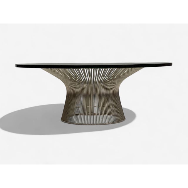 Warren Platner, Steel, Glass, Coffee Table, United States, 21st C. For Sale - Image 4 of 8