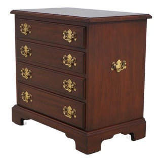 Henkel Harris Cherry 4 Drawer Chairside Chest Nightstand For Sale